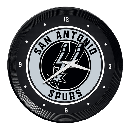San Antonio Spurs Ribbed Wall Clock