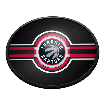 Toronto Raptors Slimline Oval Lighted Wall Sign