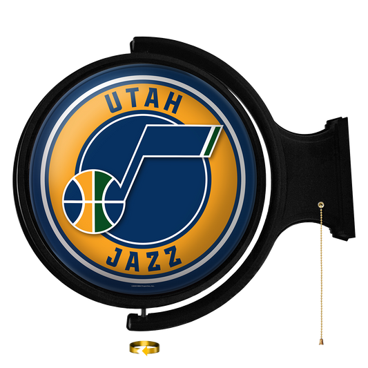 Utah Jazz Round Rotating Wall Sign