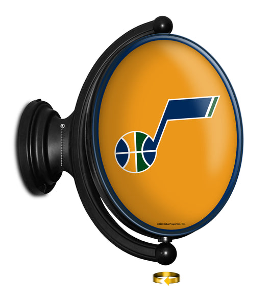 Utah Jazz Oval Rotating Wall Sign