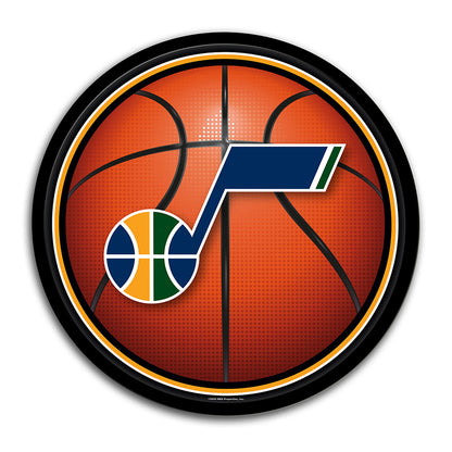 Utah Jazz Basketball Modern Disc Wall Sign