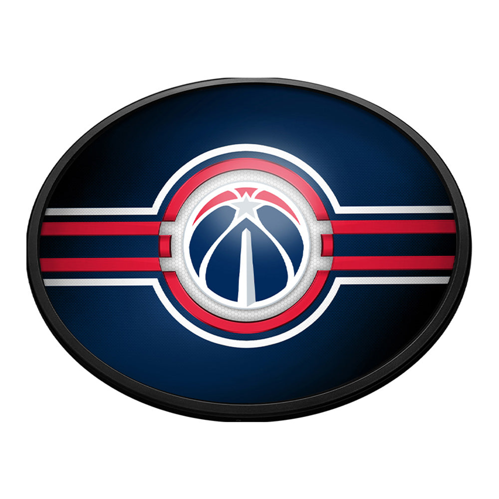 Washington Wizards Slimline Oval Lighted Wall Sign