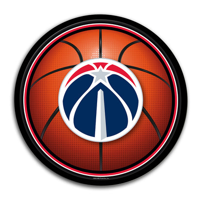 Washington Wizards Basketball Modern Disc Wall Sign