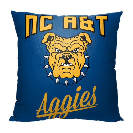 NC A&T Aggies OFFICIAL throw pillow