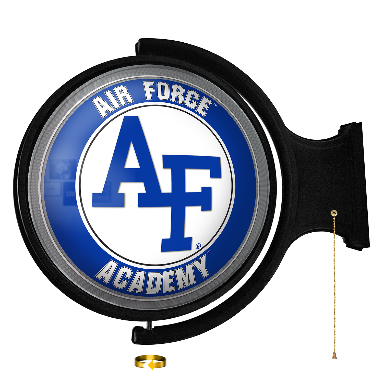 Air Force Falcons Round Rotating Wall Sign