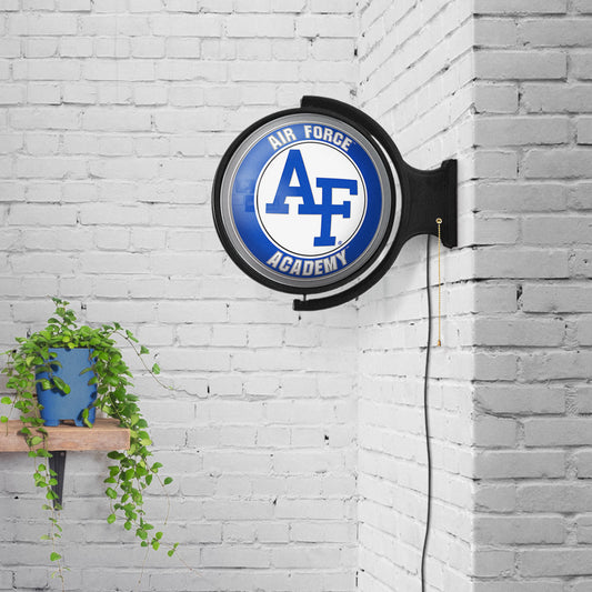 Air Force Falcons Round Rotating Wall Sign Room View