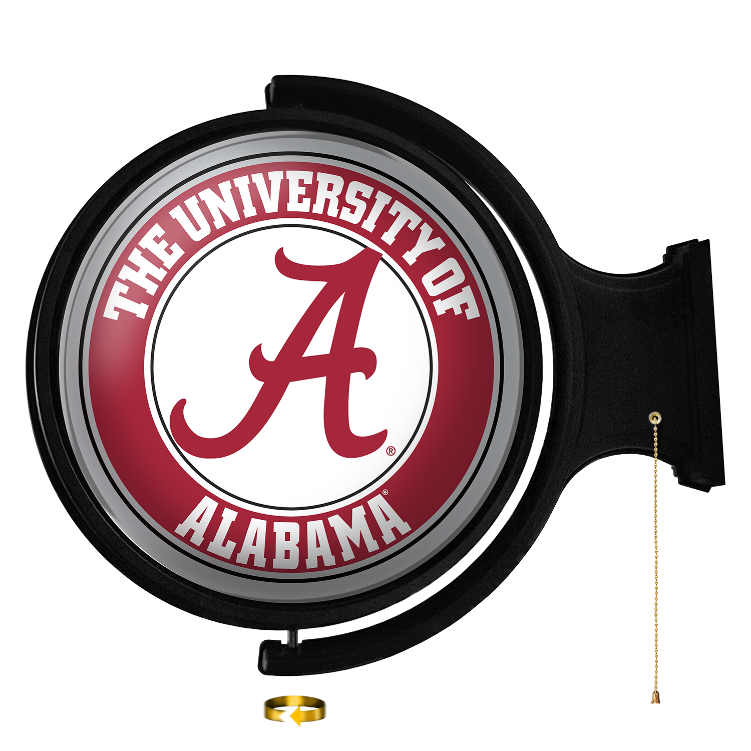 Alabama Crimson Tide Round Rotating Wall Sign