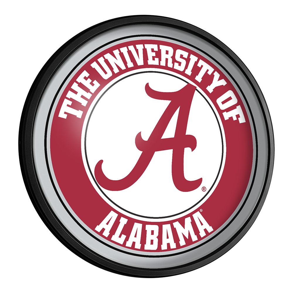 Alabama Crimson Tide Slimline Round Lighted Wall Sign