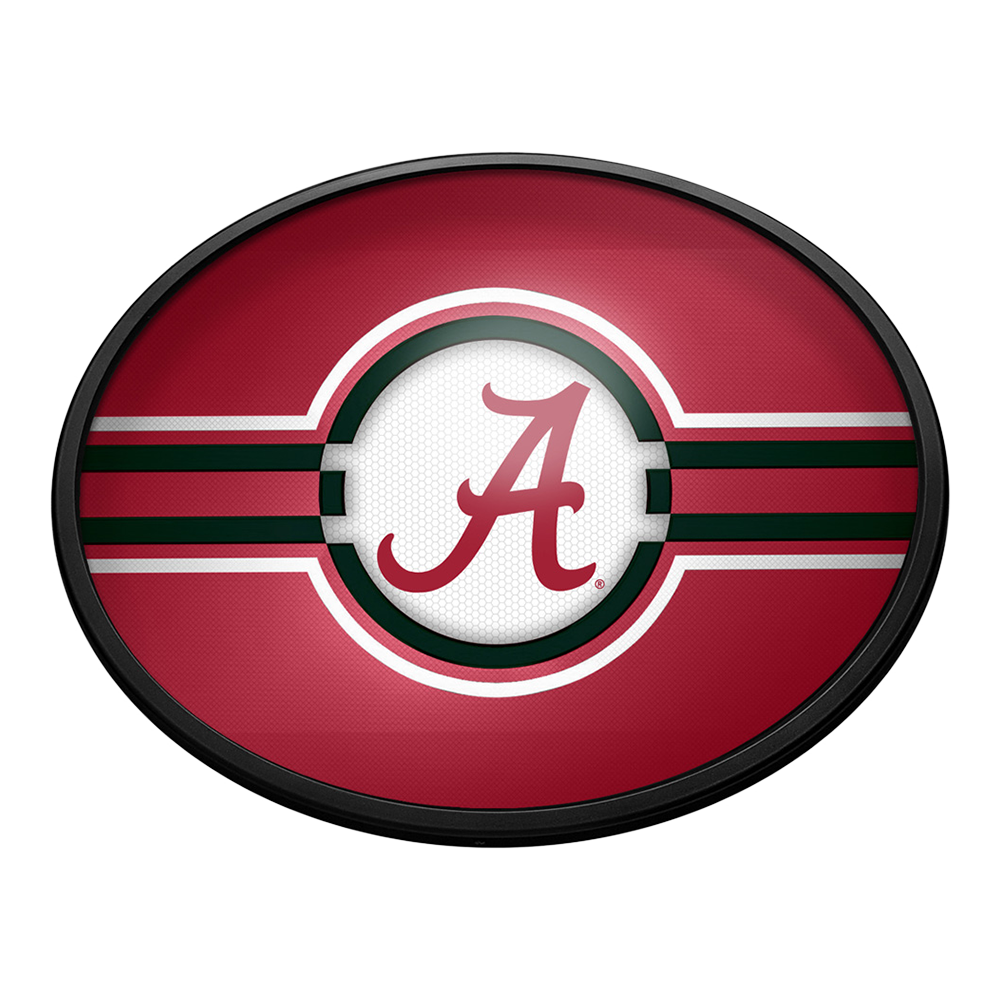 Alabama Crimson Tide Slimline Oval Lighted Wall Sign