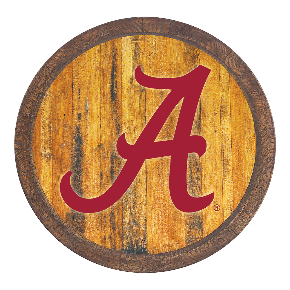 Alabama Crimson Tide Barrel Top Sign