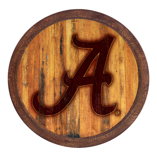 Alabama Crimson Tide Branded Barrel Top Sign