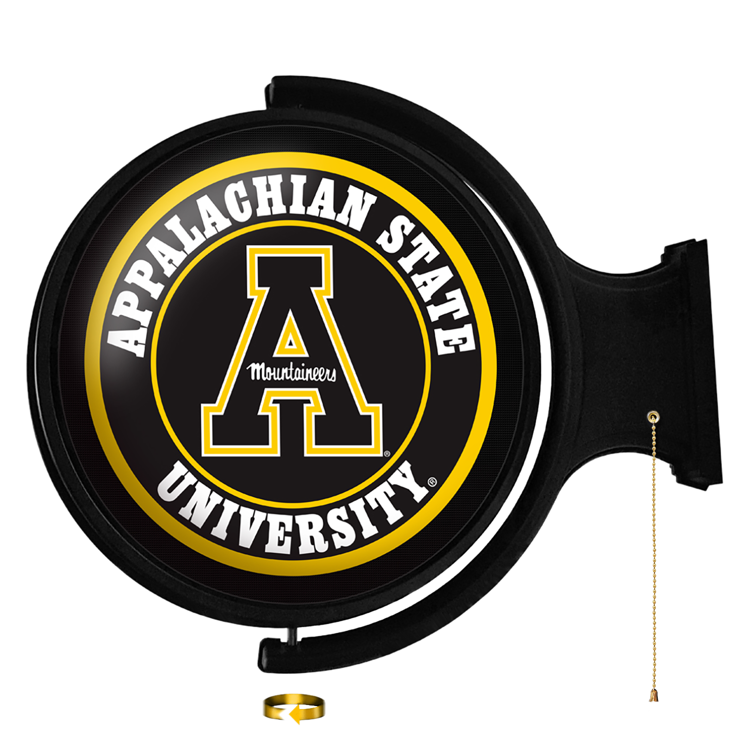 Appalachian State Mountaineers Round Rotating Wall Sign