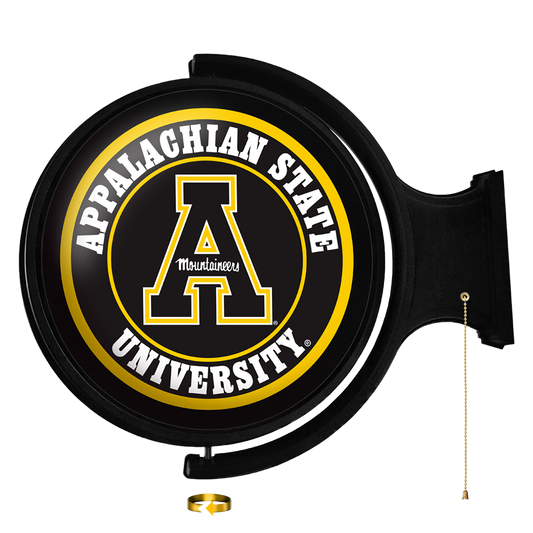 Appalachian State Mountaineers Round Rotating Wall Sign