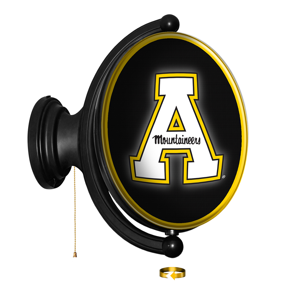 Appalachian State Mountaineers Oval Rotating Wall Sign