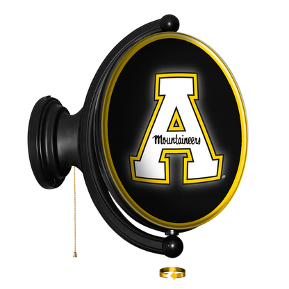 Appalachian State Mountaineers Oval Rotating Wall Sign