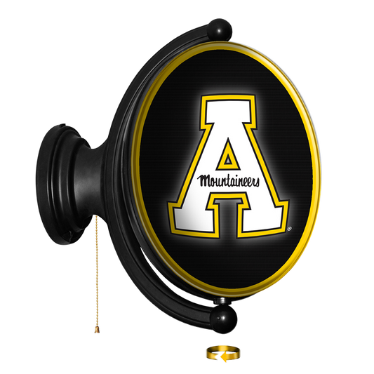 Appalachian State Mountaineers Oval Rotating Wall Sign