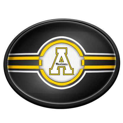 Appalachian State Mountaineers Slimline Oval Lighted Wall Sign