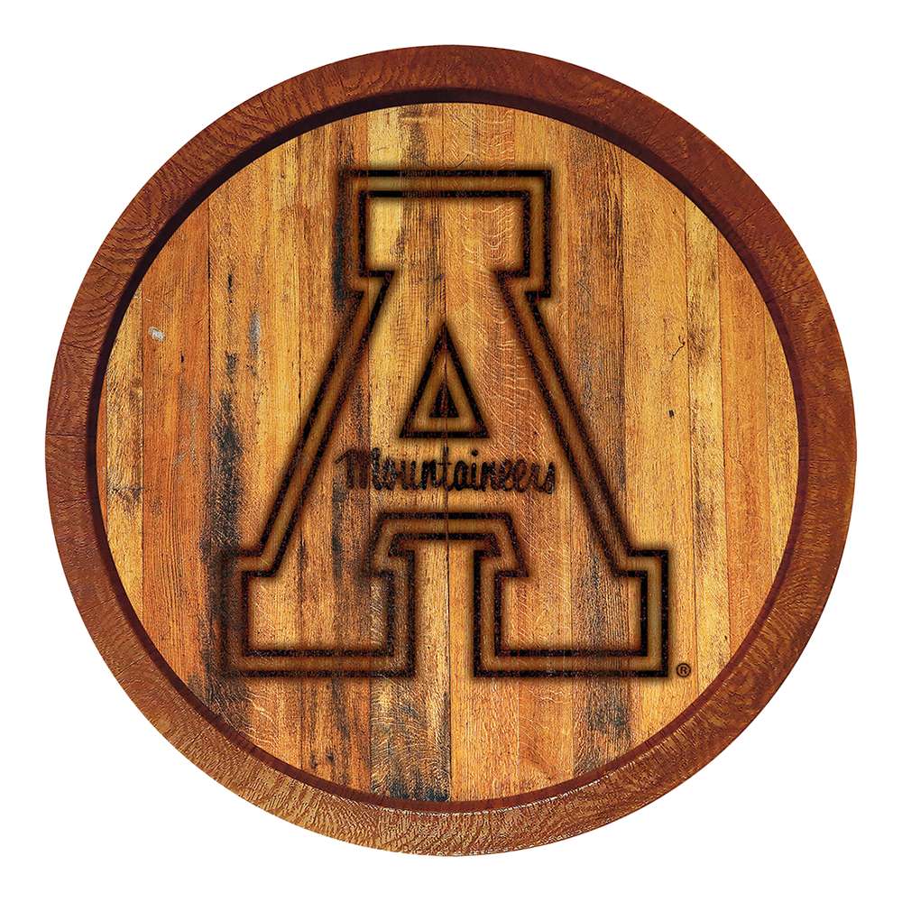 Appalachian State Mountaineers Branded Barrel Top Sign