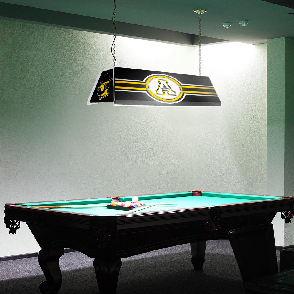 Appalachian State Mountaineers Edge Glow Pool Table Light Room View