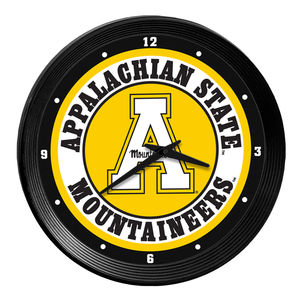 Appalachian State Mountaineers Ribbed Wall Clock