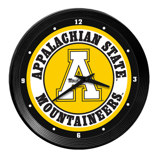 Appalachian State Mountaineers Ribbed Wall Clock