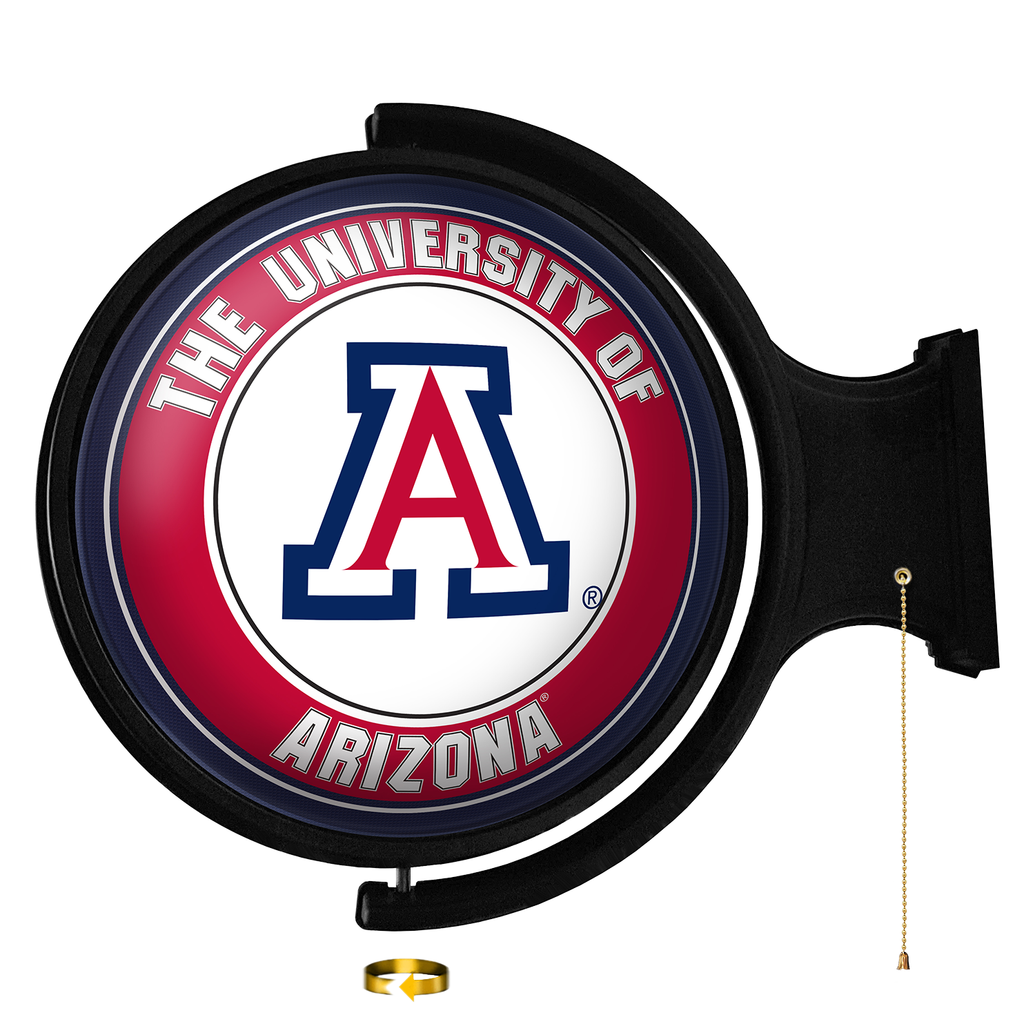 Arizona Wildcats Round Rotating Wall Sign