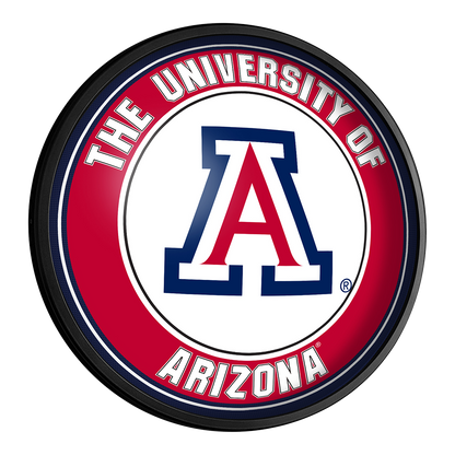 Arizona Wildcats Slimline Round Lighted Wall Sign