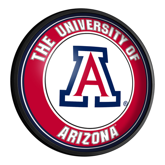 Arizona Wildcats Slimline Round Lighted Wall Sign