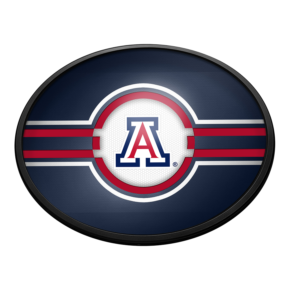 Arizona Wildcats Slimline Oval Lighted Wall Sign