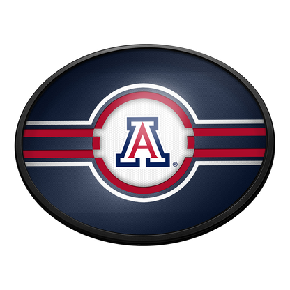 Arizona Wildcats Slimline Oval Lighted Wall Sign