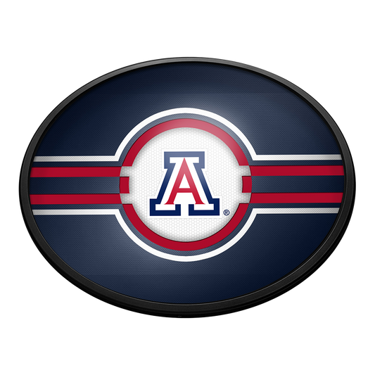 Arizona Wildcats Slimline Oval Lighted Wall Sign