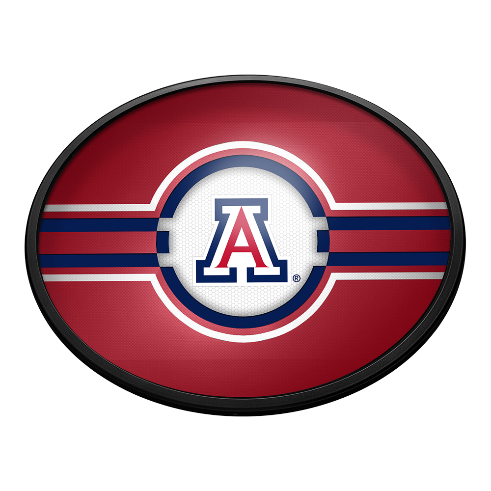 Arizona Wildcats Slimline Oval Lighted Wall Sign