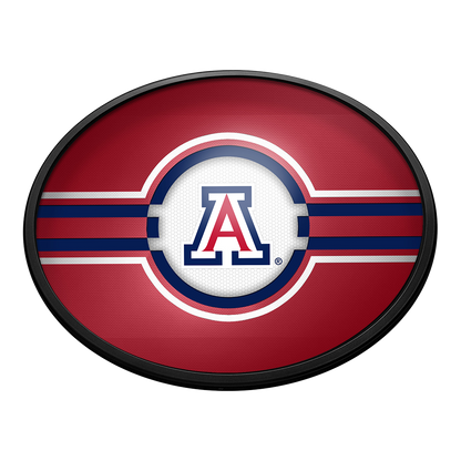 Arizona Wildcats Slimline Oval Lighted Wall Sign