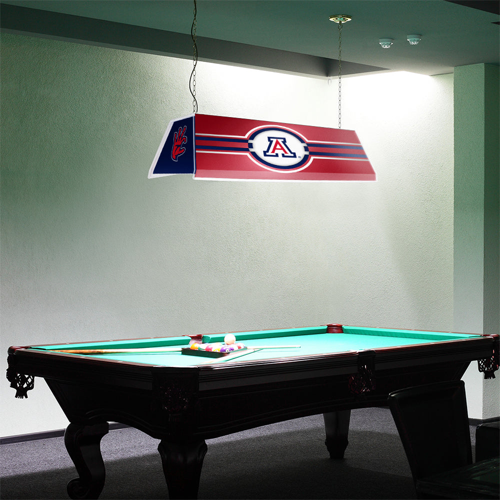 Arizona Wildcats Edge Glow Pool Table Light Room View