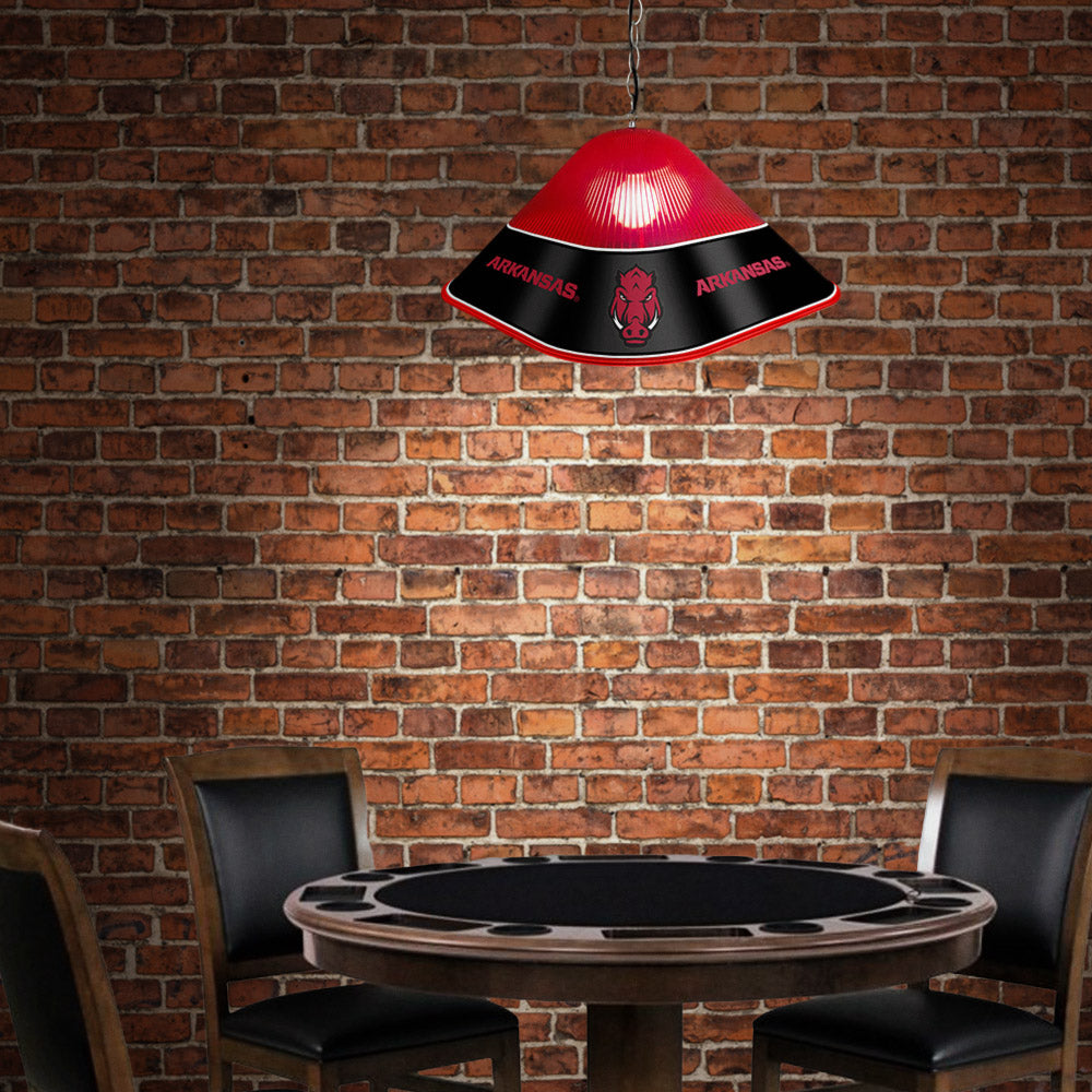 Arkansas Razorbacks Game Table Light Room View
