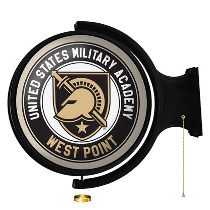 Army Black Knights Round Rotating Wall Sign