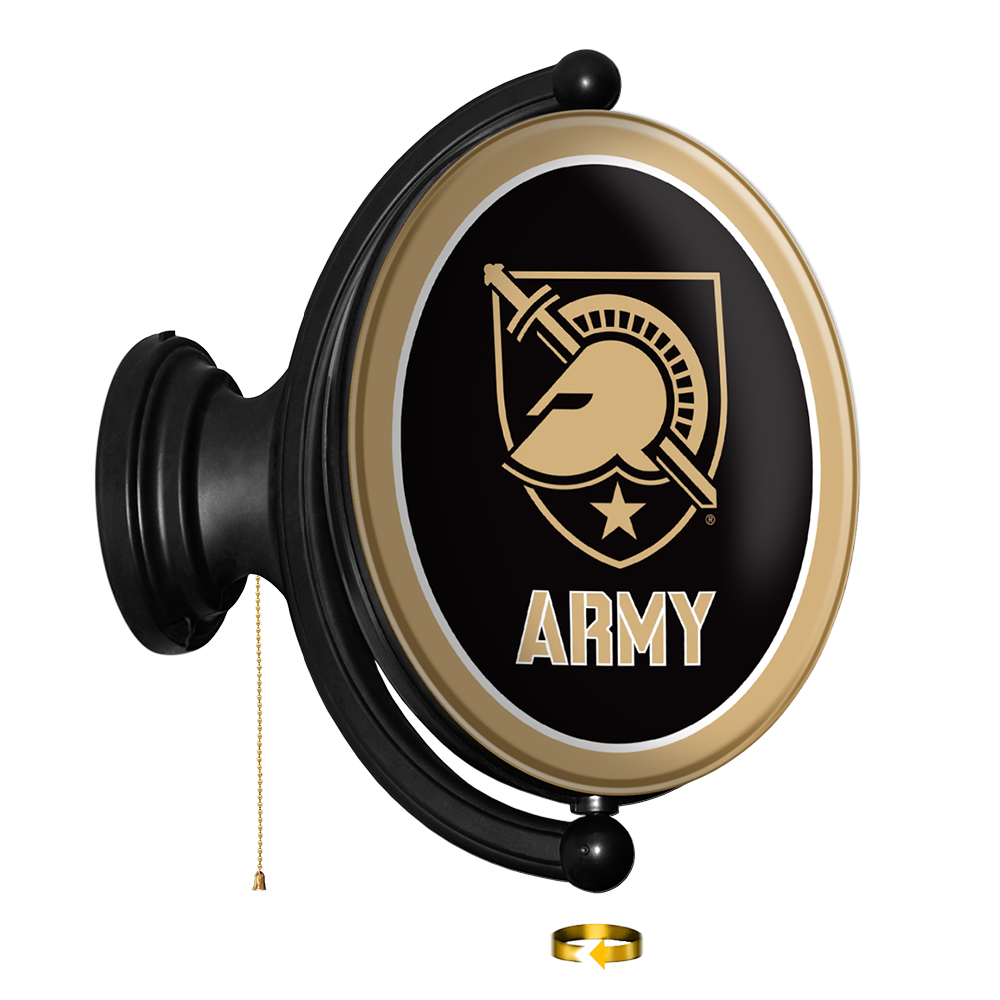 Army Black Knights Oval Rotating Wall Sign