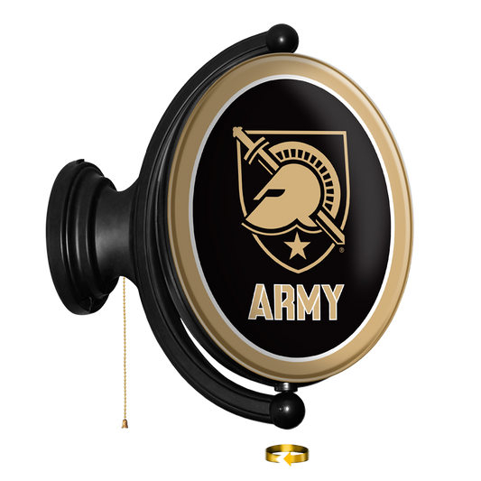Army Black Knights Oval Rotating Wall Sign
