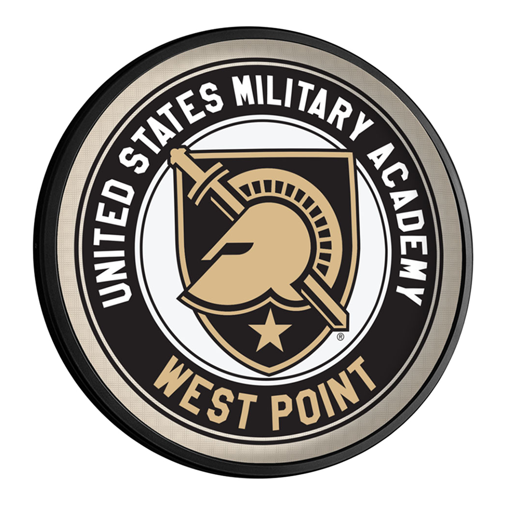 Army Black Knights Slimline Round Lighted Wall Sign