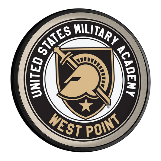 Army Black Knights Slimline Round Lighted Wall Sign