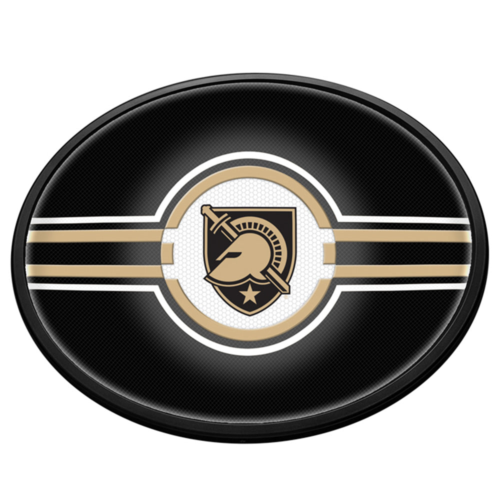 Army Black Knights Slimline Oval Lighted Wall Sign