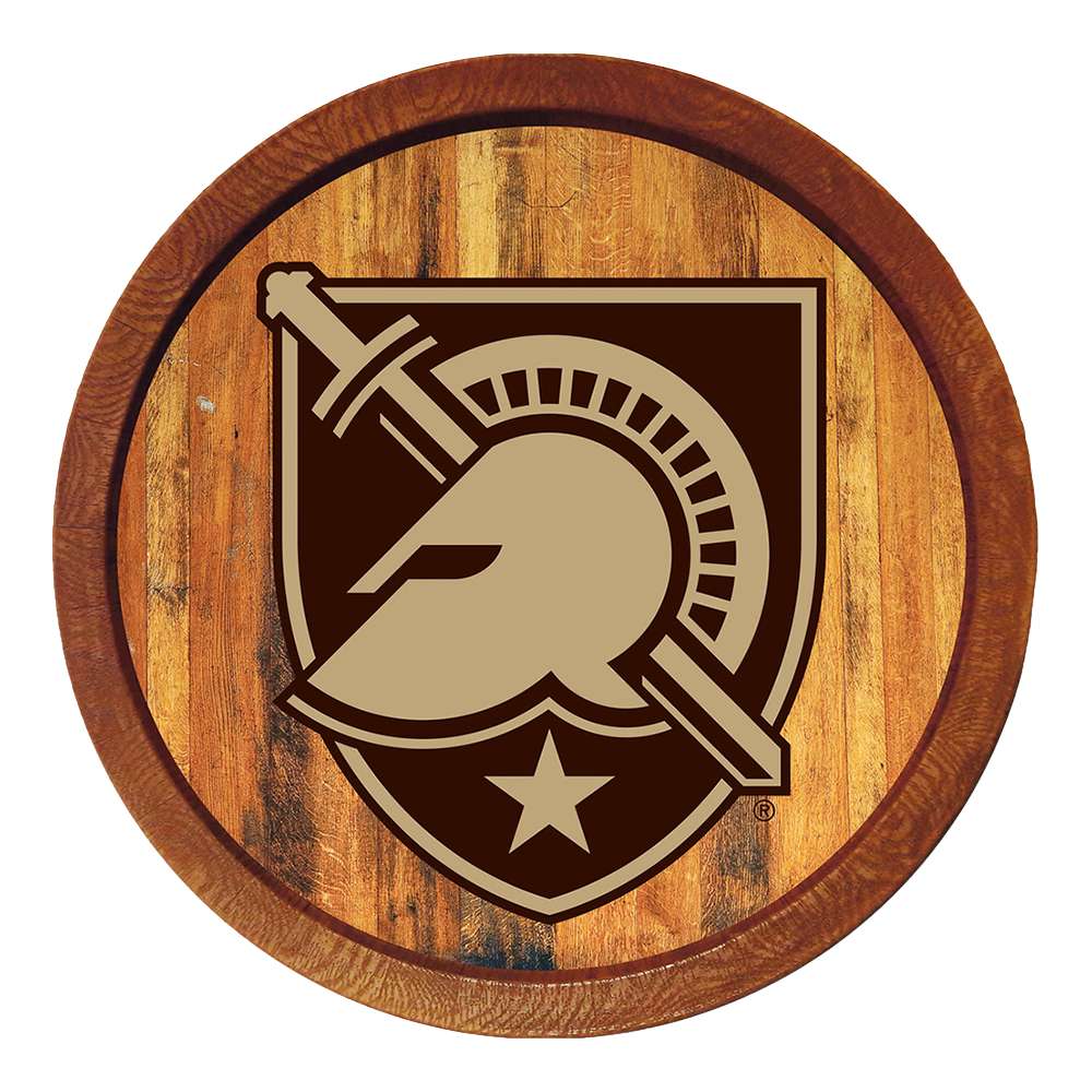 Army Black Knights Barrel Top Sign