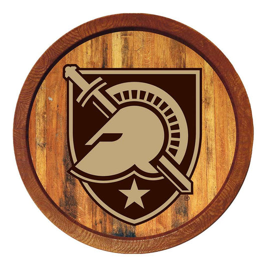Army Black Knights Barrel Top Sign