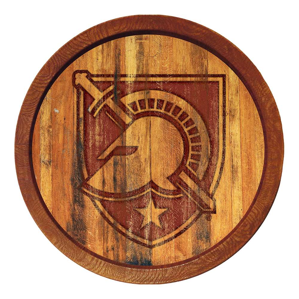 Army Black Knights Branded Barrel Top Sign