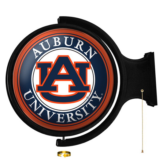 Auburn Tigers Round Rotating Wall Sign