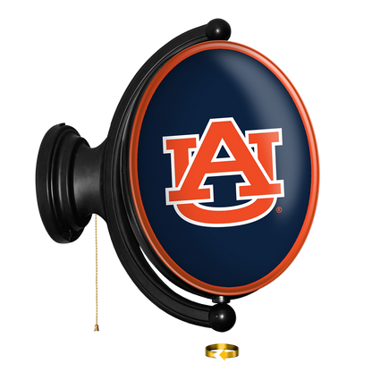 Auburn Tigers Oval Rotating Wall Sign