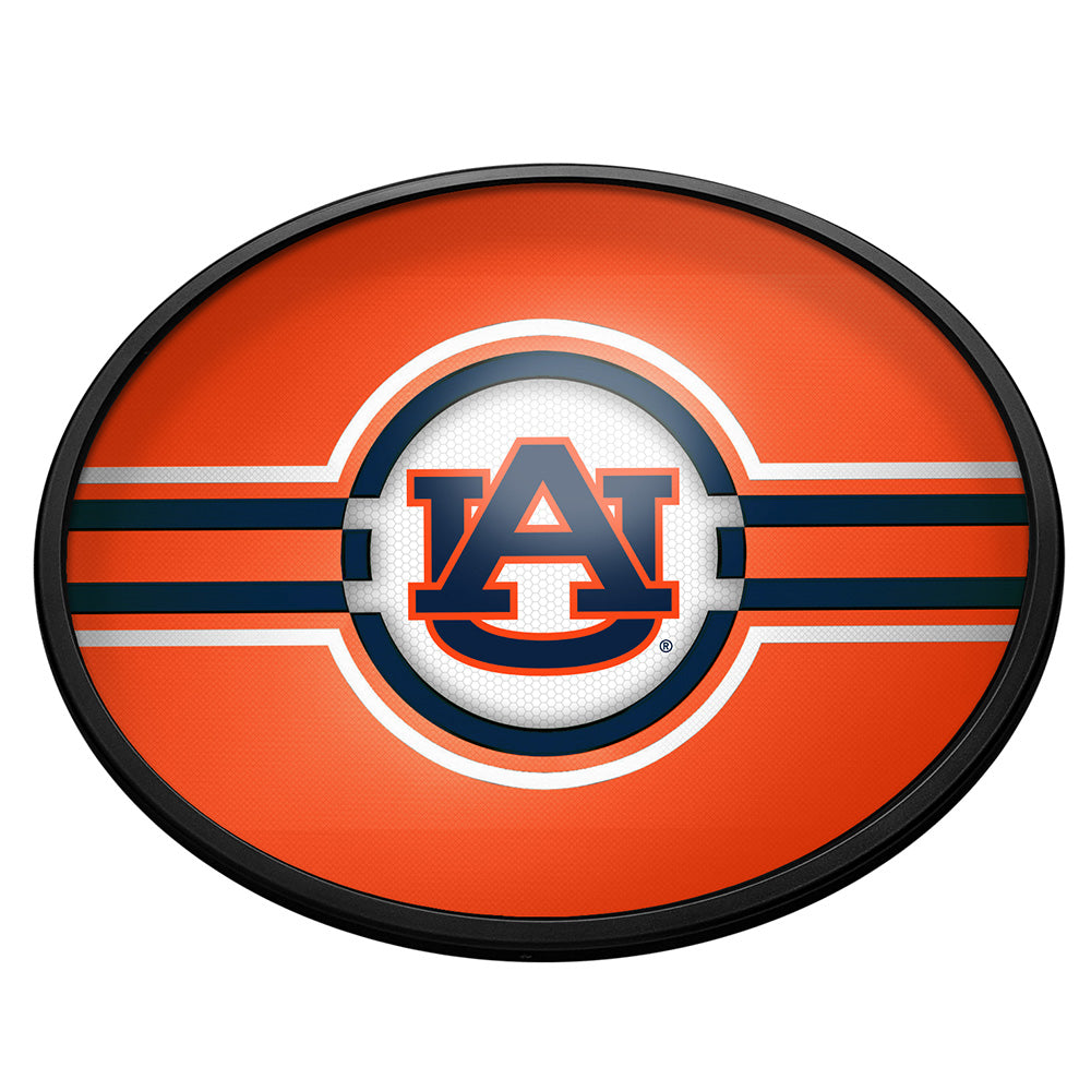 Auburn Tigers Slimline Oval Lighted Wall Sign