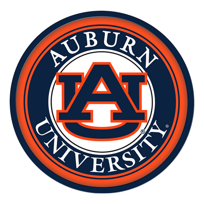 Auburn Tigers Modern Disc Wall Sign