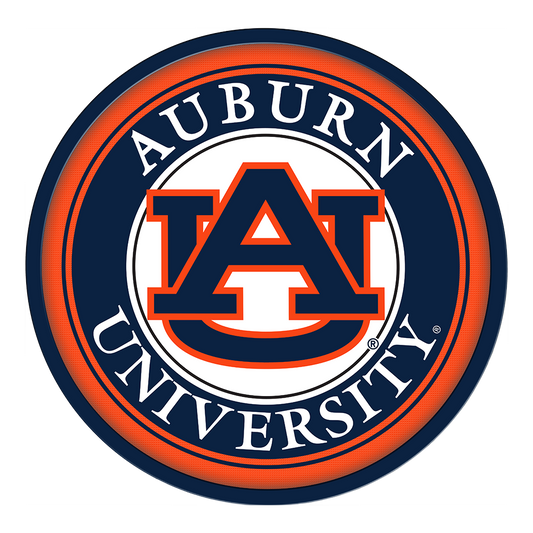 Auburn Tigers Modern Disc Wall Sign