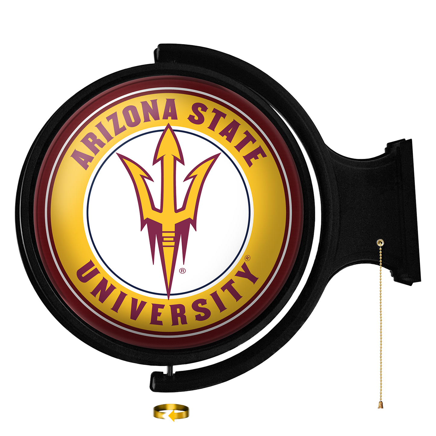 Arizona State Sun Devils Round Rotating Wall Sign